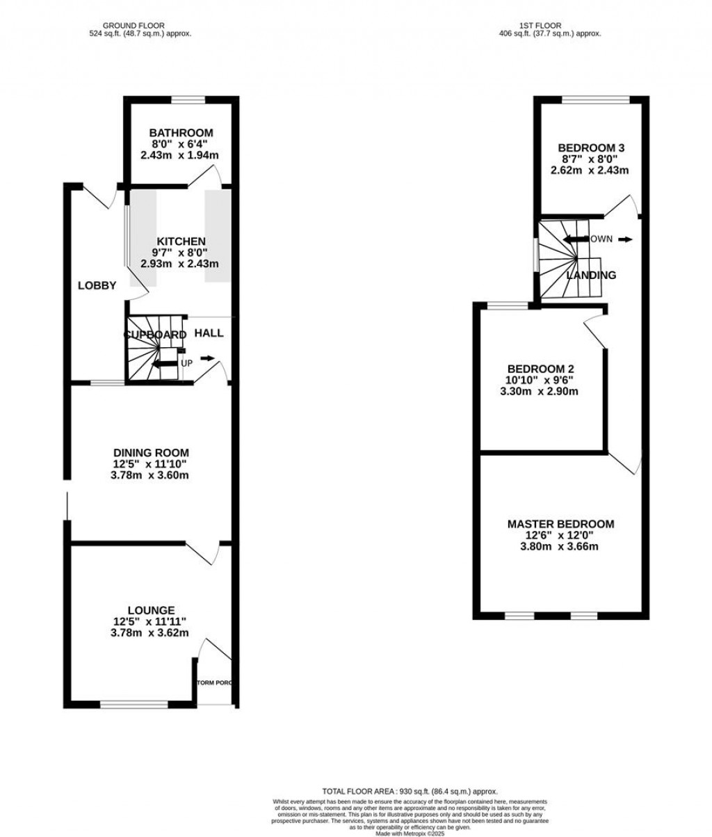 Floorplans For Littlewood Street, Rothwell, Kettering