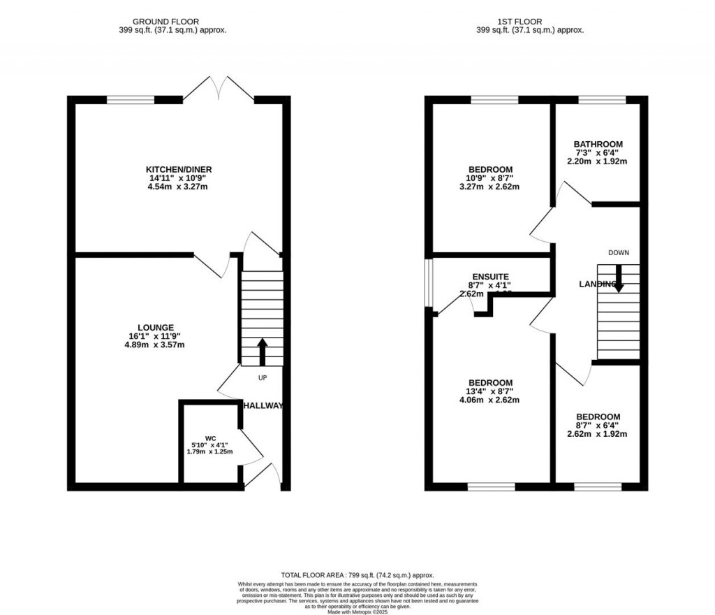 Floorplans For Peveril Street, Barton Seagrave, Kettering