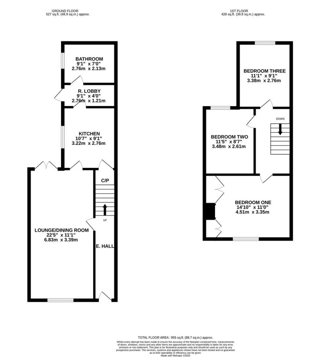 Floorplans For Bath Street, Market Harborough