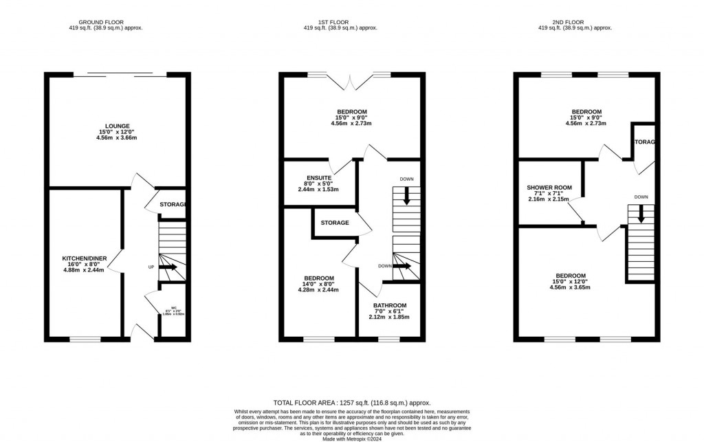 Floorplans For Irthlingborough Road North, Wellingborough