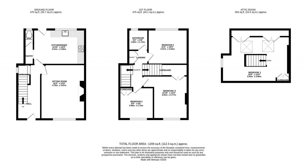 Floorplans For High Street, Collingtree, Northampton