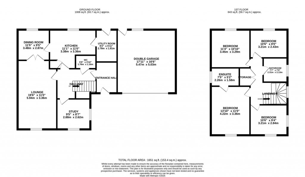 Floorplans For Sandy Close, Wellingborough