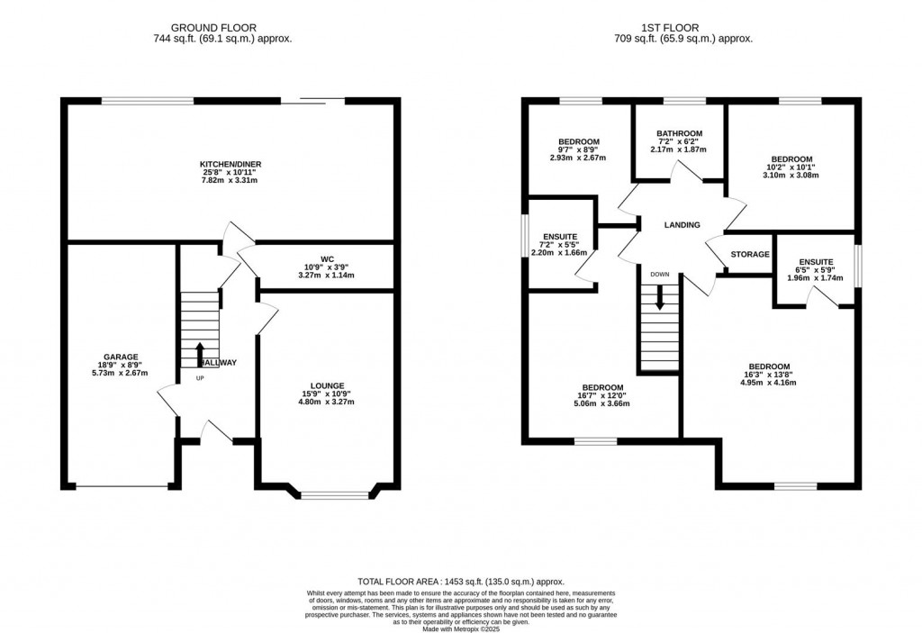 Floorplans For Sulgrave Way, Wellingborough