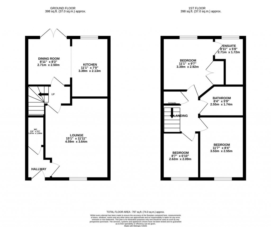 Floorplans For Presland Way, Irthlingborough