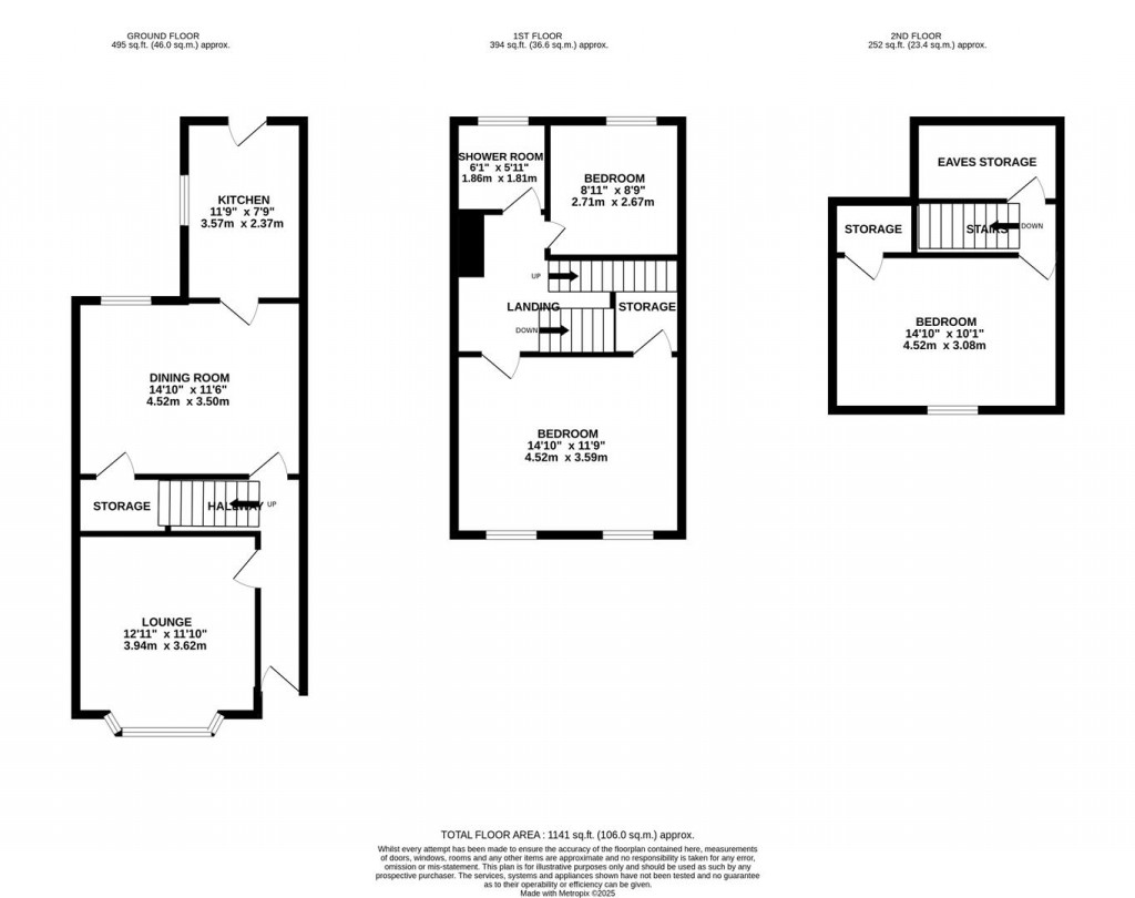 Floorplans For Rockingham Road, Kettering