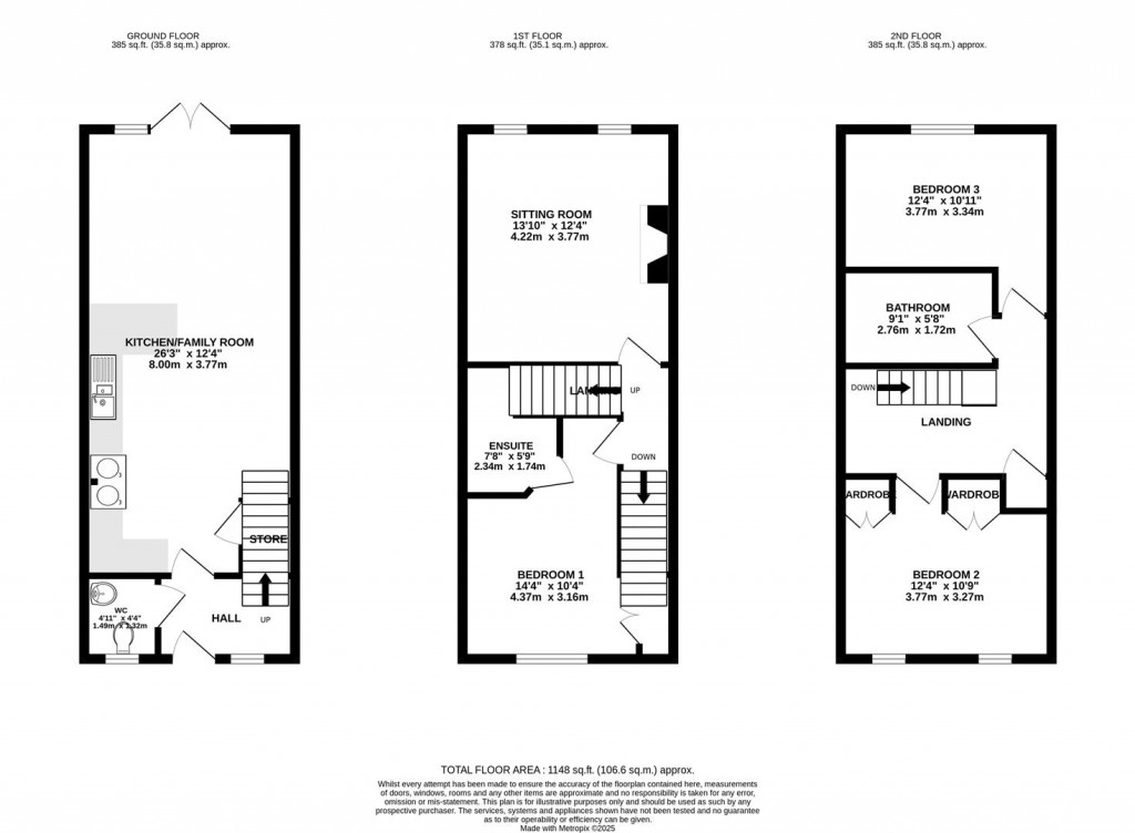 Floorplans For Horse Fair Lane, Rothwell