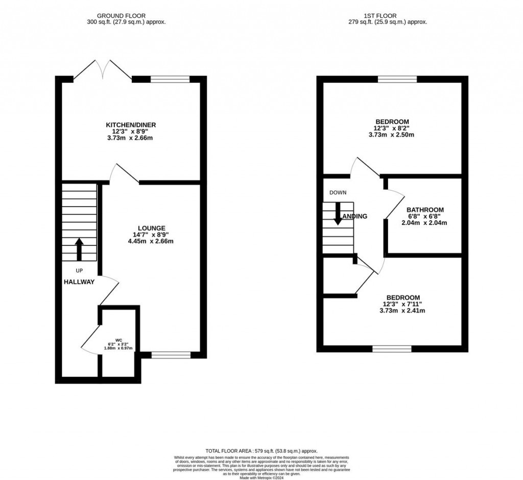 Floorplans For Airfield Way, Weldon, Corby