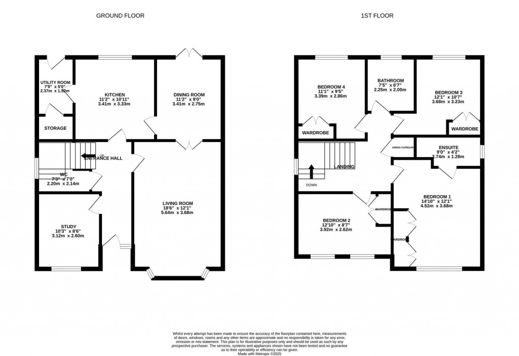 Floorplans For Wilkie Close, Kettering