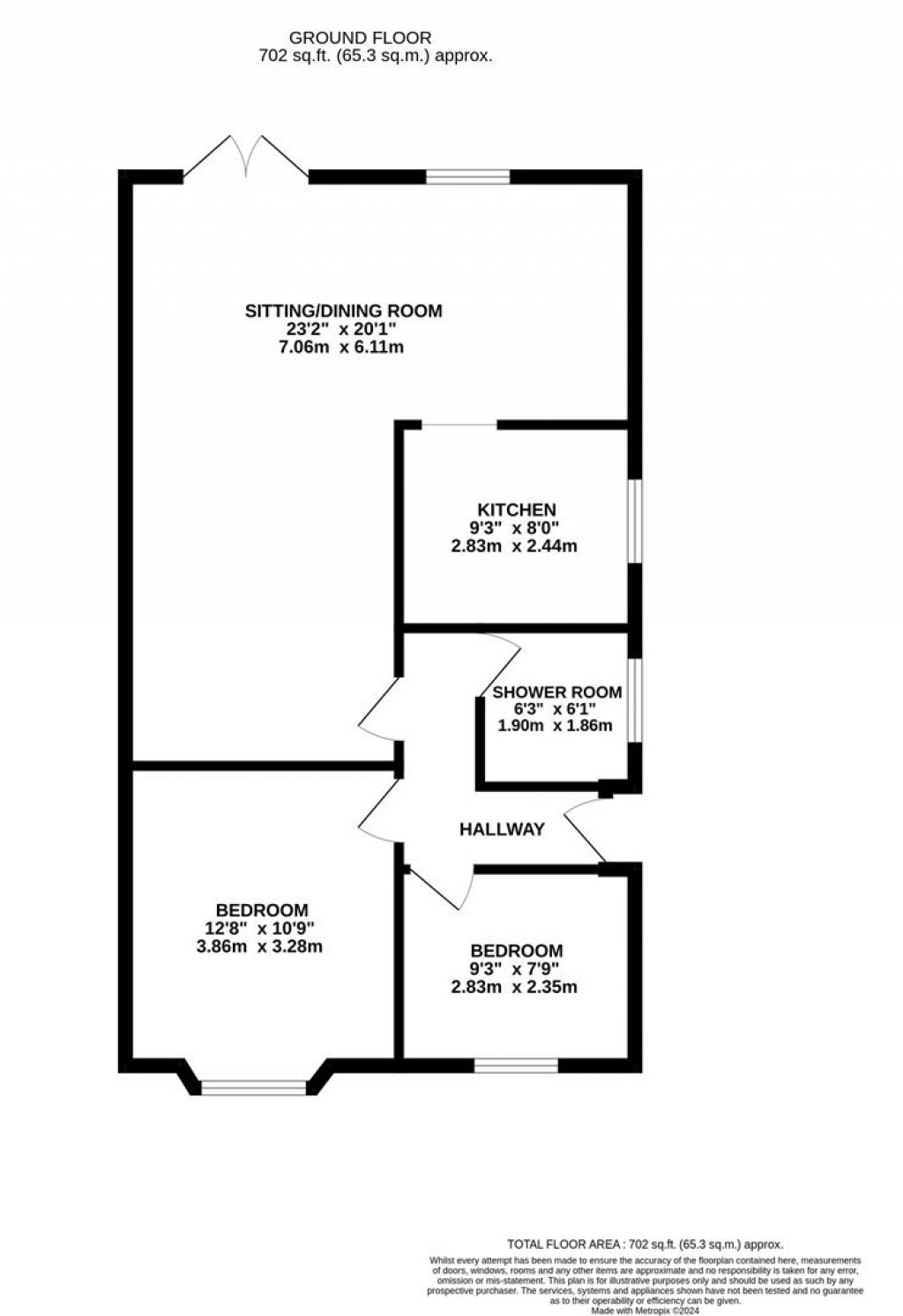 Floorplans For Moorland Close, Northampton