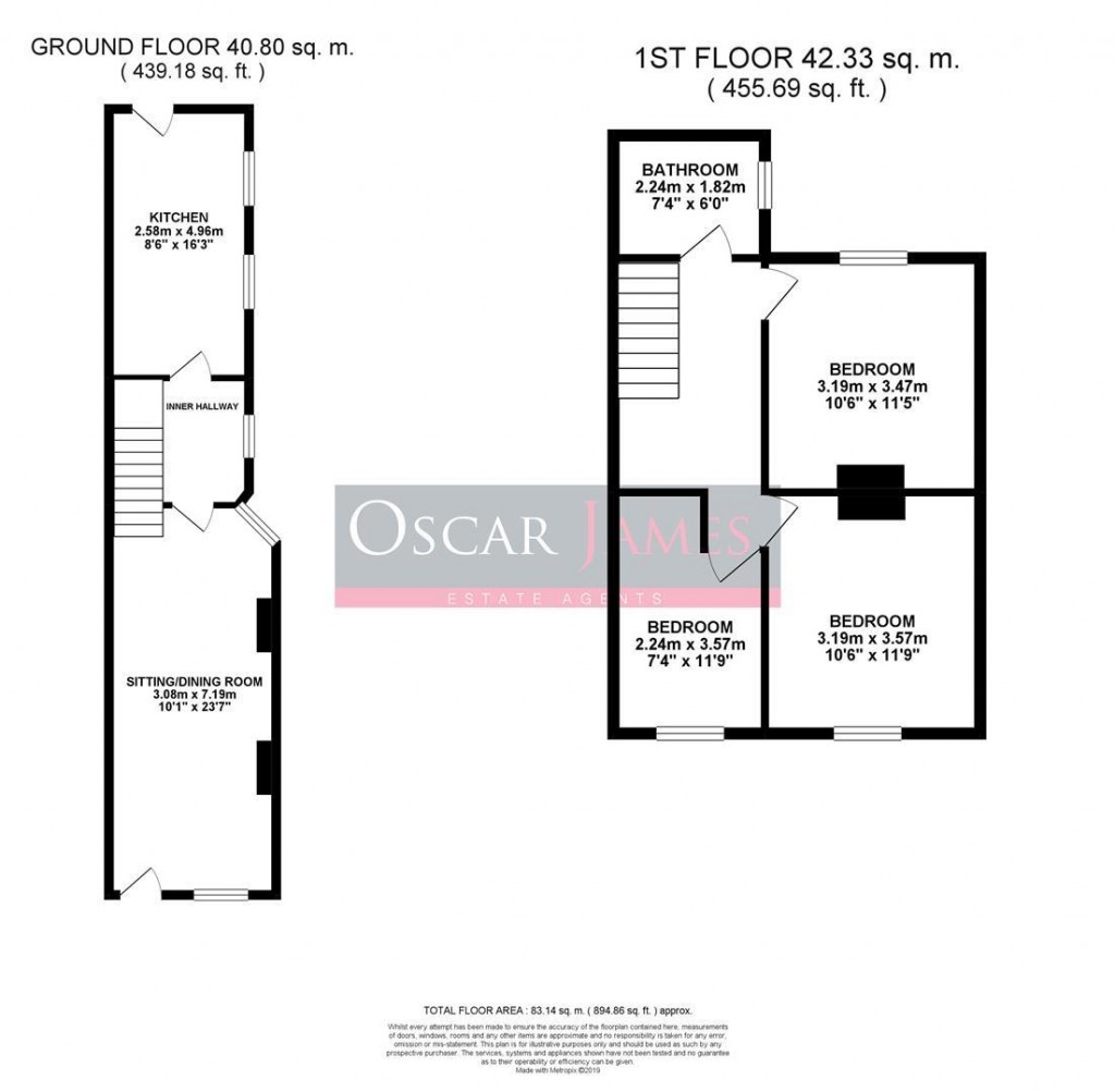 Floorplans For King Street, Kettering