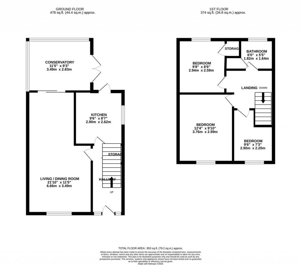 Floorplans For St. Annes Road, Kettering