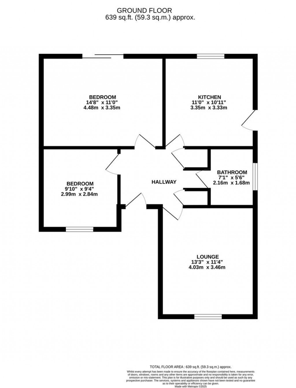 Floorplans For Fourth Avenue, Wellingborough