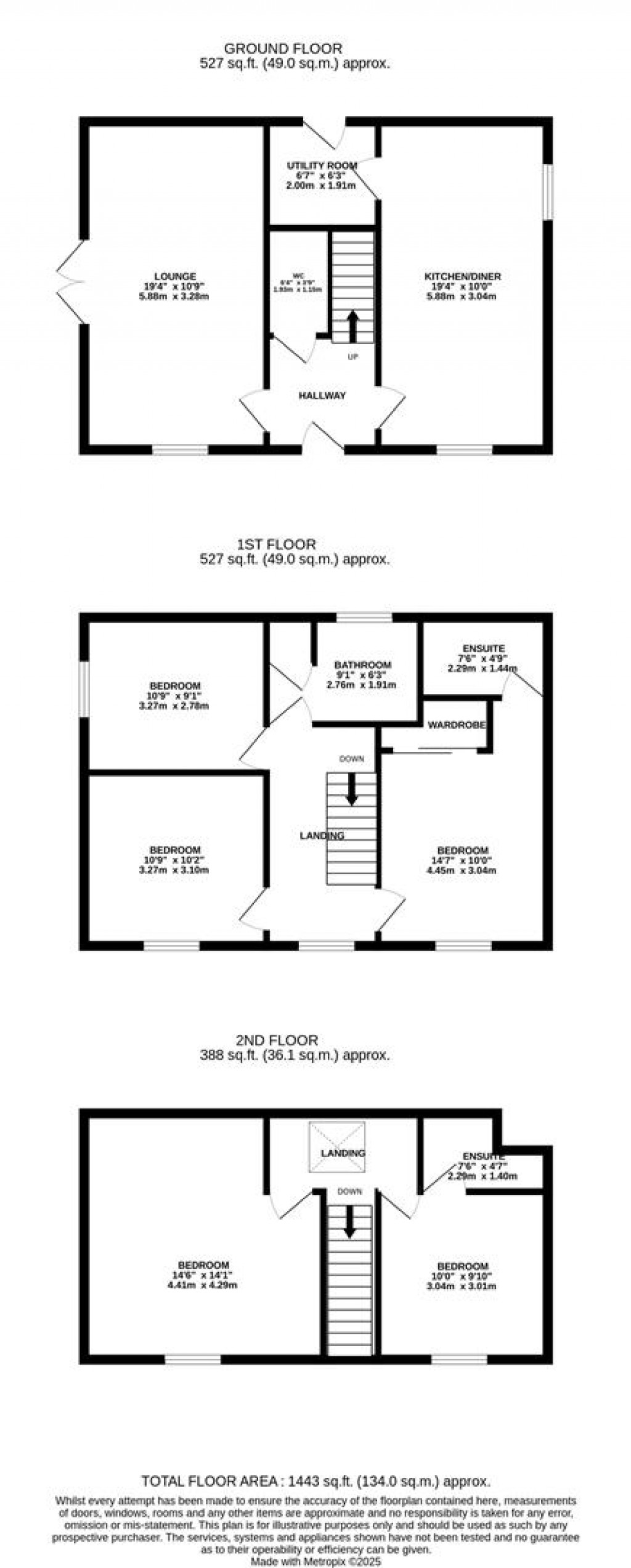 Floorplans For Lamport Way, Wellingborough