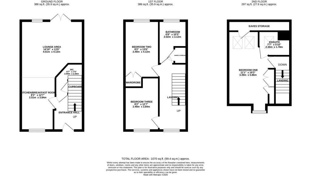 Floorplans For Thistle Drive, Desborough, Kettering