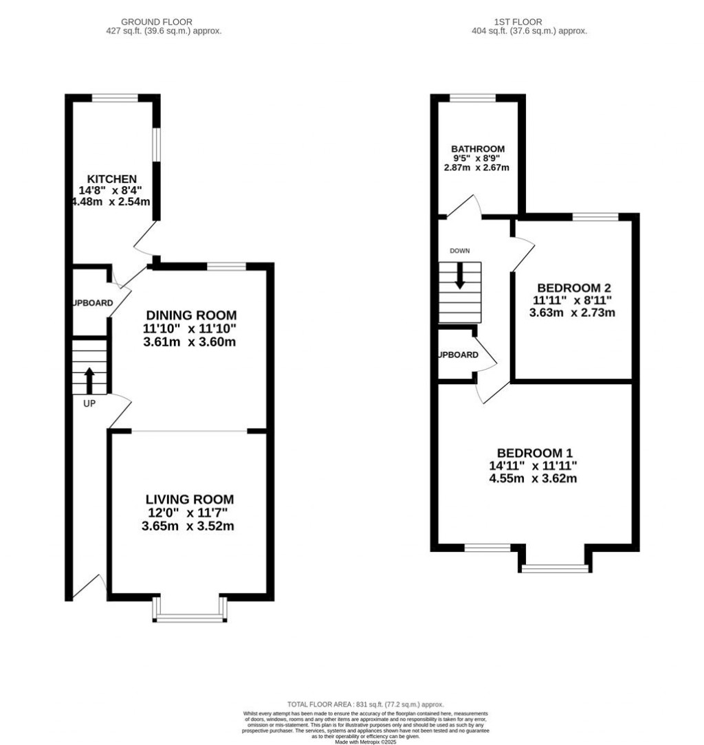 Floorplans For Harrington Road, Rothwell, Kettering