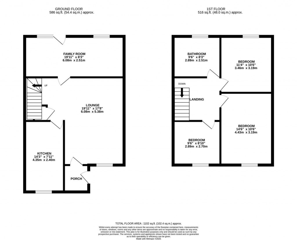 Floorplans For Shire Road, Corby