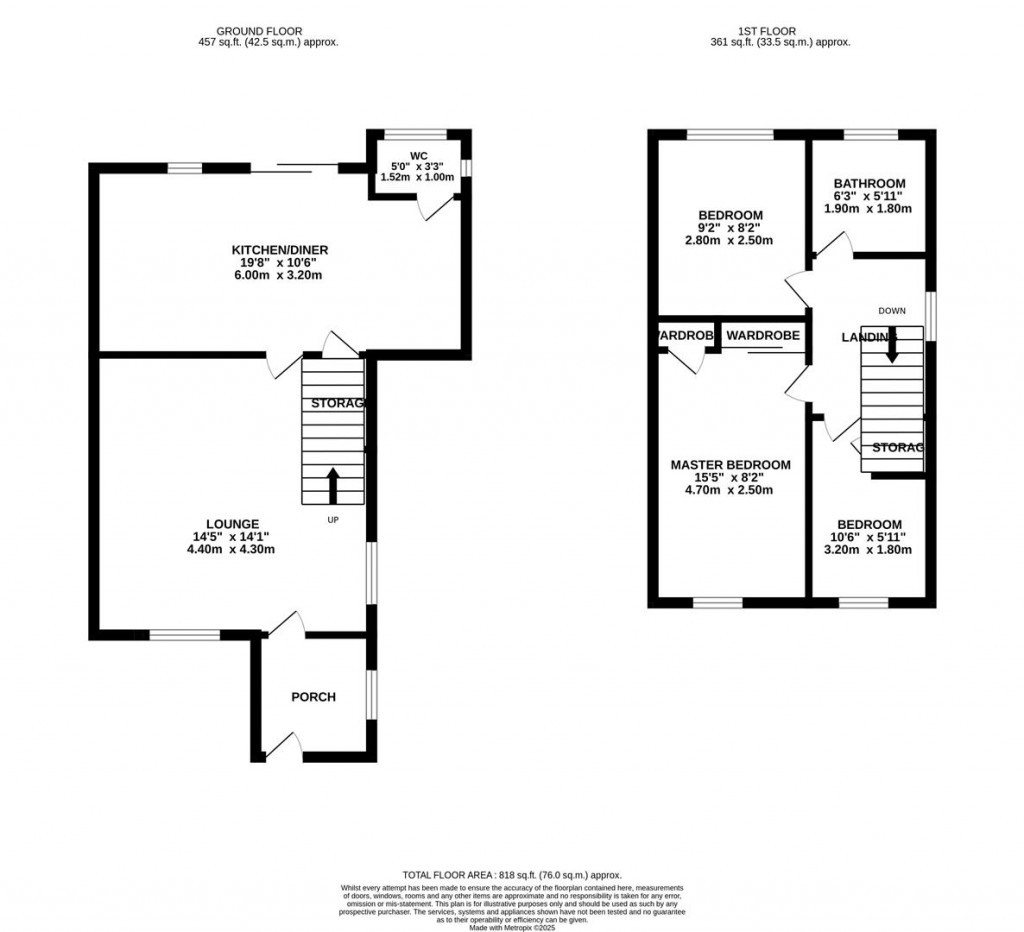 Floorplans For Lomond Drive, Kettering