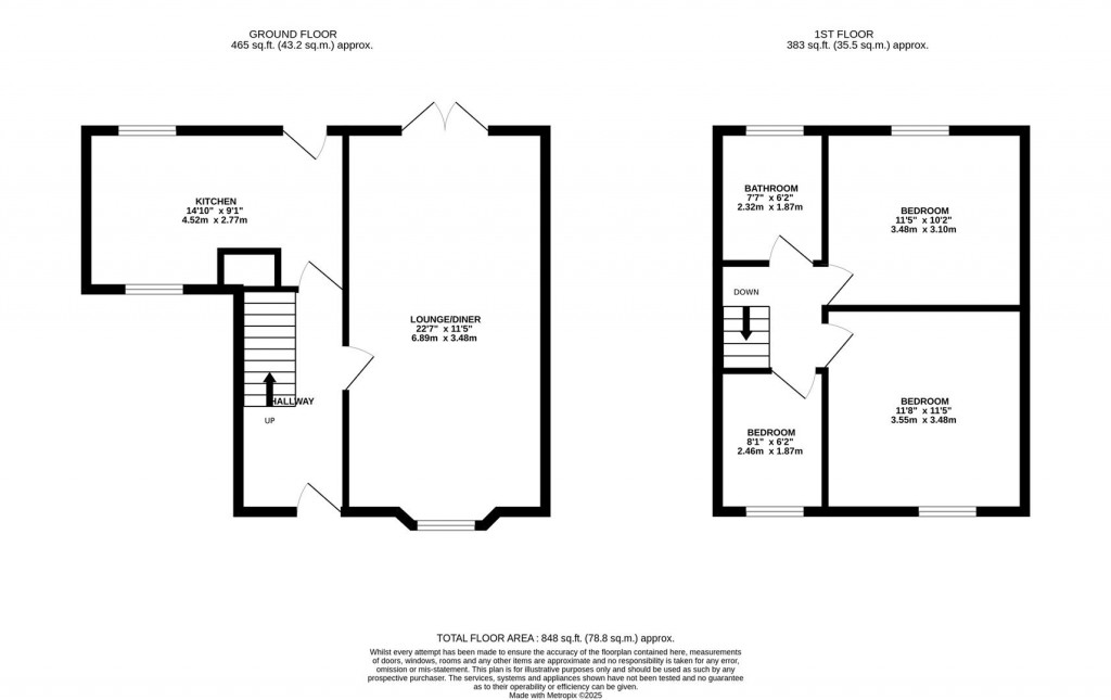 Floorplans For Sarrington Road, Corby