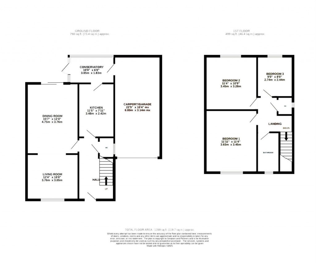 Floorplans For Edgar Road, Kettering