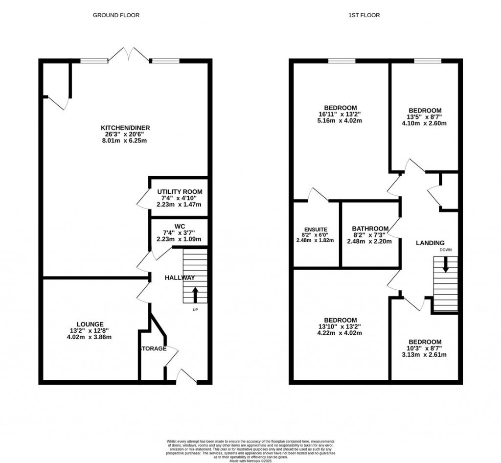 Floorplans For Clarkes Barn Lane, Cranford