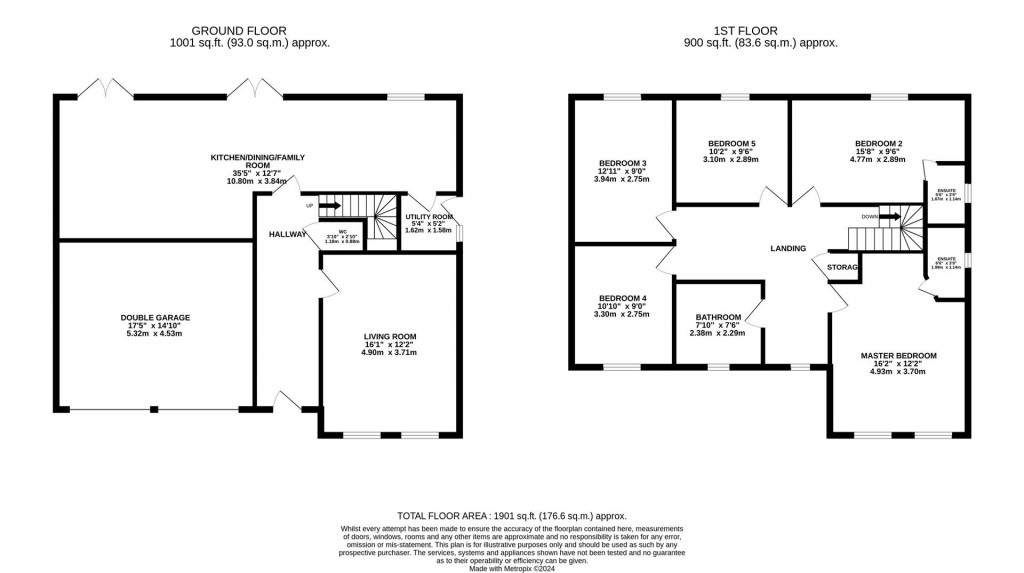 Floorplans For Simpson close, Corby