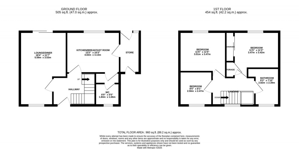 Floorplans For Northumberland Road, Kettering