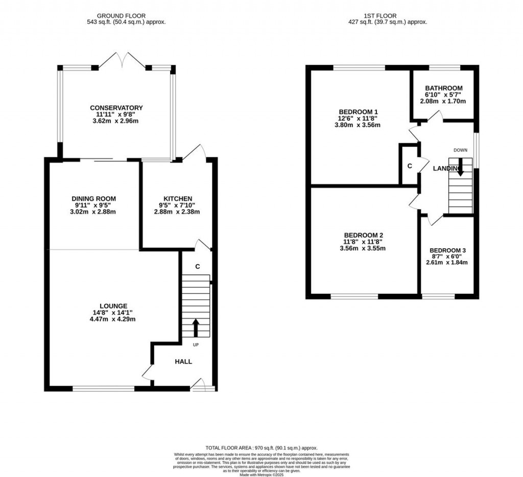 Floorplans For Churchill Way, Burton Latimer