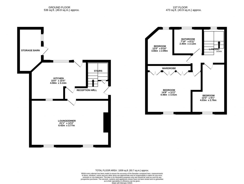 Floorplans For West Street, Geddington, Kettering